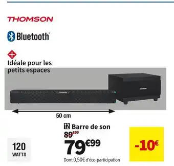 Thomson barre de son thomson sb60bts
