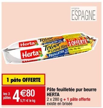 Pâte feuilletée herta