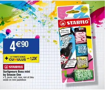 Migros Surligneur fluorescent stabilo offre