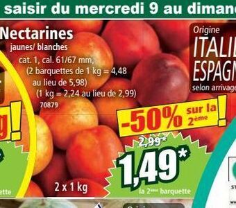 Norma Nectarines offre