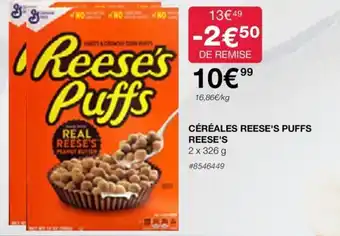 CÉRÉALES REESE'S PUFFS REESE'S