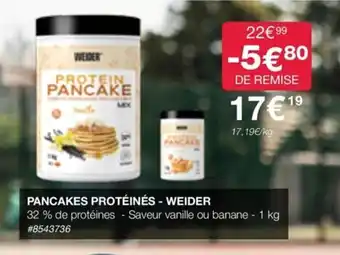 Costco PANCAKES PROTÉINÉS - WEIDER offre