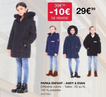 PARKA ENFANT - ANDY & EVAN