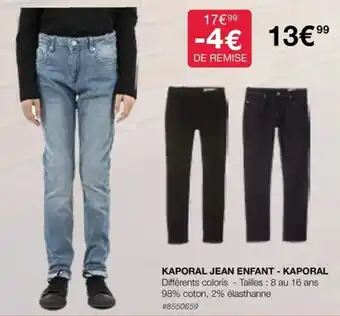 Costco KAPORAL JEAN ENFANT - KAPORAL offre