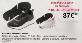 Costco BASKET FEMME - PUMA offre