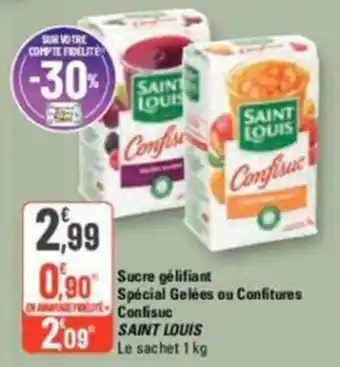 Sucre gelifiant Spécial Gelées ou Confitures Confisuc SAINT LOUIS