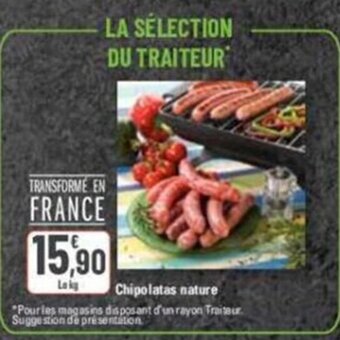 G20 Chipolatas nature offre