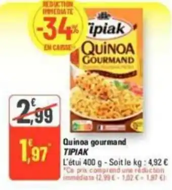 G20 Quinoa gourmand ΤΙΡΙΑΚ offre