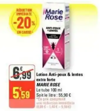 Lotion Anti-poux & lentes extra forte MARIE ROSE