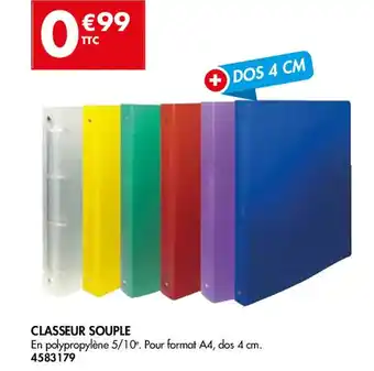Plein ciel CLASSEUR SOUPLE offre