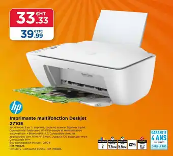 Top Office Imprimante multifonction Deskjet 2710E offre