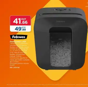 Top Office Destructeur LX25 Utilisation occasionnelle offre