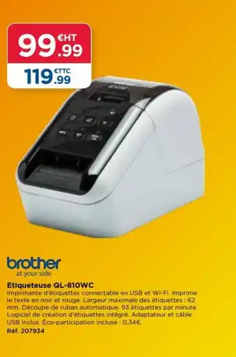 Etiqueteuse QL-810WC