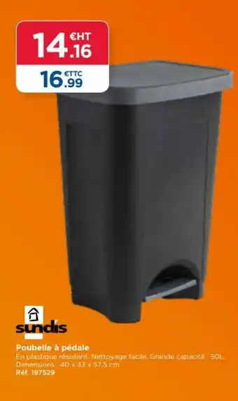 Poubelle à pédale
