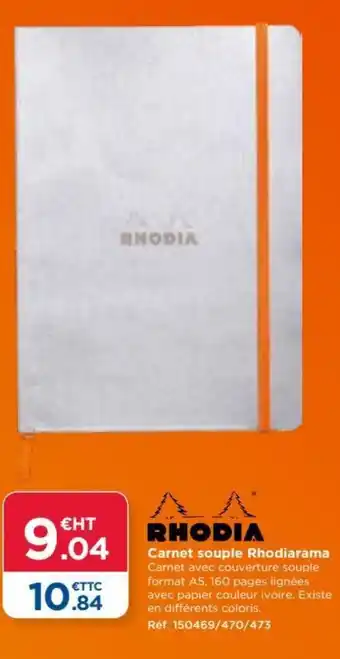 Carnet souple Rhodiarama