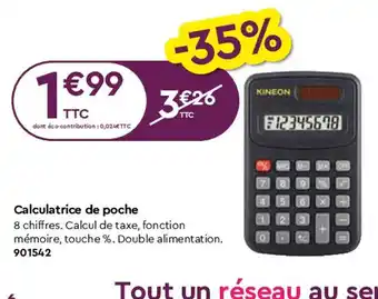 Plein ciel Calculatrice de poche offre