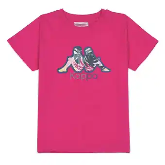 Decathlon T-shirt rose fille kappa calimi offre