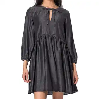 Robe noir femme superdry tencel