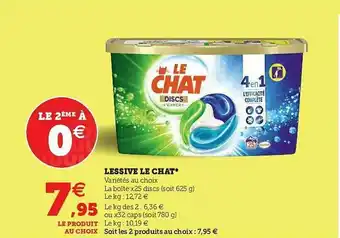 U Express Lessive Le Chat offre