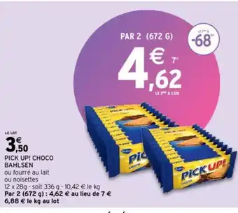 Intermarché PICK UP! CHOCO BAHLSEN offre