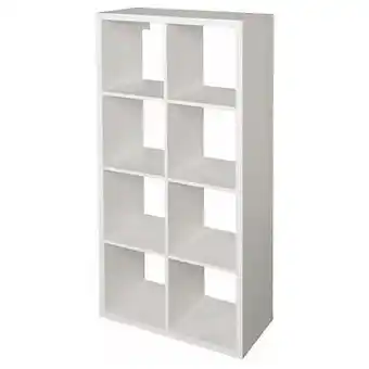 Étagère modulable 8 cubes coloris blanc mixxit
