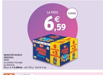 Intermarché MONSTER MUNCH ORIGINAL offre
