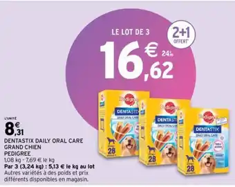 Intermarché DENTASTIX DAILY ORAL CARE GRAND CHIEN offre
