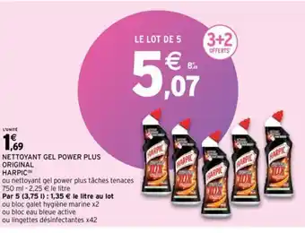 Intermarché NETTOYANT GEL POWER PLUS ORIGINAL offre
