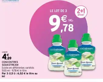 Intermarché CONCENTRES SODASTREAM offre