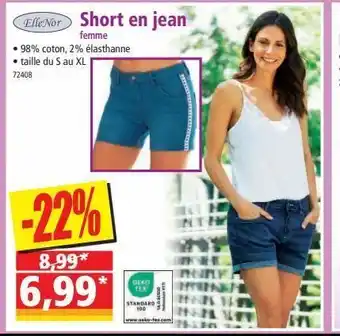 Norma Short en jean offre