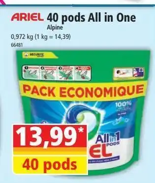Norma 40 pods all in one offre