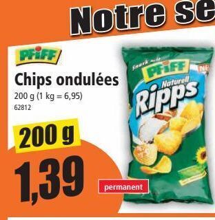 Norma Chips ondulées offre