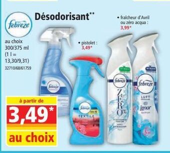 Norma Désodorisant offre
