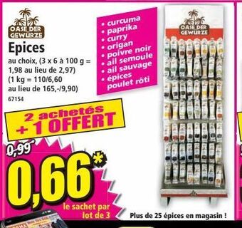 Norma Épices offre