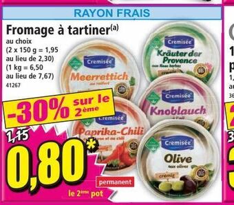 Norma Fromage à tartiner offre