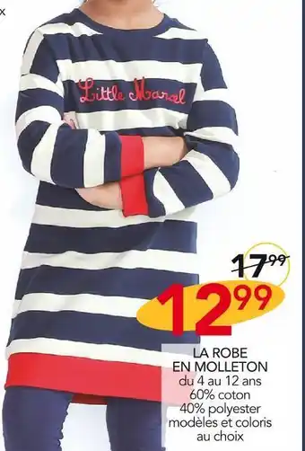 Little marcel la robe en molleton