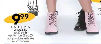 Les bottines Ă lacets