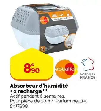 Absorbeur d’humidité + 1 recharge