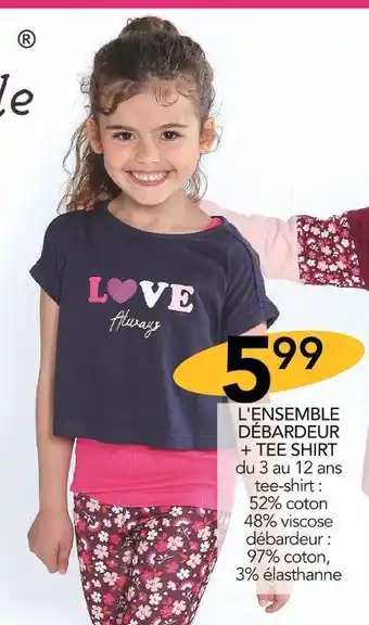 Stokomani Lili marelle l'ensemble débardeur + tee shirt offre