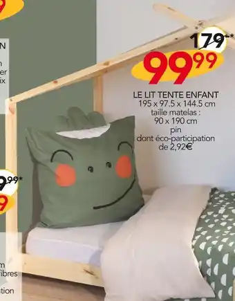 Stokomani Atmosphera le lit tente enfant offre