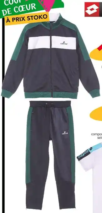 Stokomani Lotto l'ensemble jogging offre