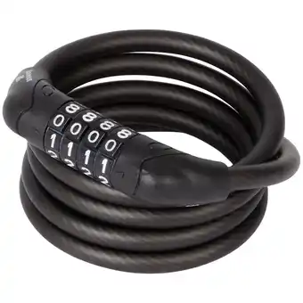 Action Walfort câble antivol avec cadenas à chiffres walfort offre