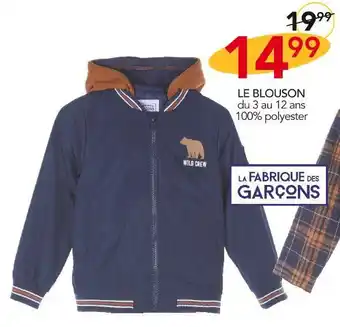 Stokomani La fabrique des garcons le blouson offre