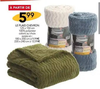 Stokomani Alice keynes le plaid chevron offre