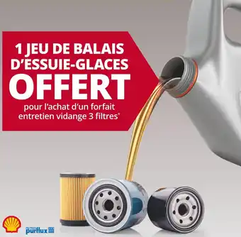 Vulco Purflux 1 jeu de balais d’essuie-glaces offert pour l‘achat d‘un forfait entretien vidange 3 filtres offre