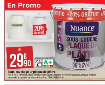 Bricorama Sous-couche pour plaque de plâtre offre