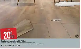 Bricorama Revêtement de sol stratifié PABLO offre