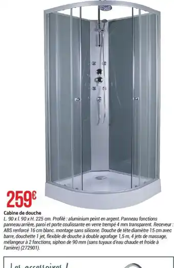 Bricorama Cabine de douche offre