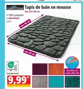 Norma Tapis de bain en mousse offre