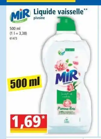 Norma Liquide vaisselle mir offre